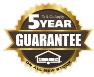 5 year Guarantee on all new Camplair S Trailer Tents