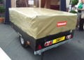 Small and compact trailer with heavy duty trailer cover